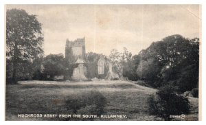 Muckross Abbey from the South Killarney Ireland Postcard Posted