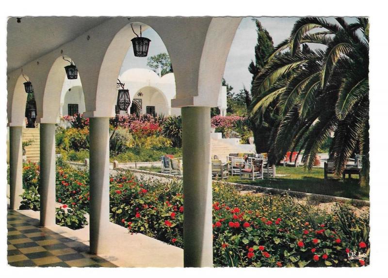 Tunisia Hammamet Hotel Fourati 1965 Postcard Sc 356 449 