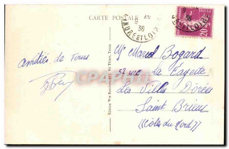 Old Postcard The Cathedral Tower