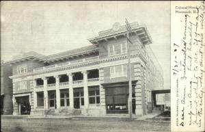 Monmouth IL Colonial Hotel c1907 Postcard