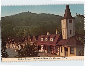 Postcard Storybook Charm of a Bavarian Village Helen Georgia USA