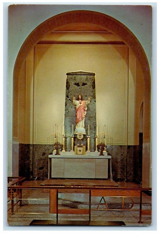 St. Michael's Church Sacred Heart Altar Of Exposition Buffalo NY Postcard