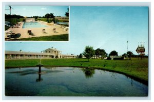 c1960s Holiday Motel & Restaurant Sylvania Georgia GA Unposted Postcard 