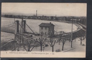 France Postcard - Neuville-Sur-Saone - Vue Panaramique Du Quai   T9902