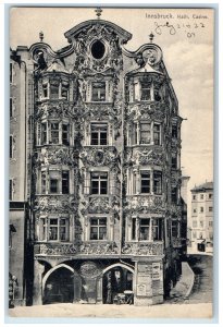 c1910 Innsbruck Kath Casino Tyrol Austria Building Antique Design Postcard