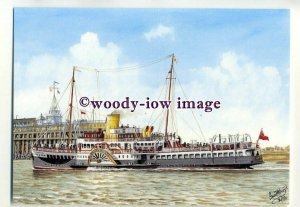 FE2000 - General Steam Nav Paddle Steamerr - Royal Eagle , built 1932 - postcard