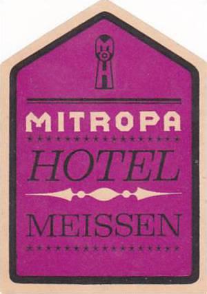 GERMANY MEISSEN MITROPA HOTEL