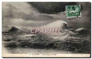 Old Postcard Le Havre Gale Sea