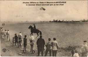 PC Lieutenant Aviateur MENARD ATTERRISSAGE MONTARGIS AVIATION (a27140)