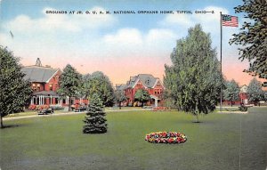 Grounds at Jr. O. U. A. M. National Orphans Home Tiffin, Ohio OH