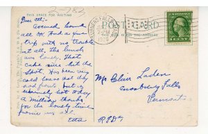 MA -  Turners Falls. Bird's Eye View   (crease)