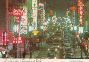 California San Francisco Chinatown At Night