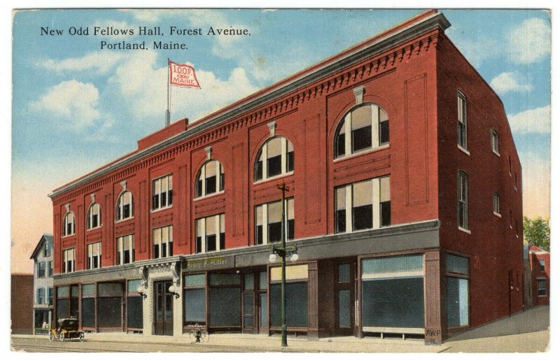 Portland, Maine, New Odd Fellow's Hall, Forest Avenue