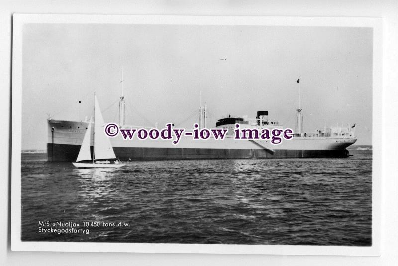 cb0330 - Swedish Grangesberg Cargo Ship - Nuolja , built 1923 - postcard