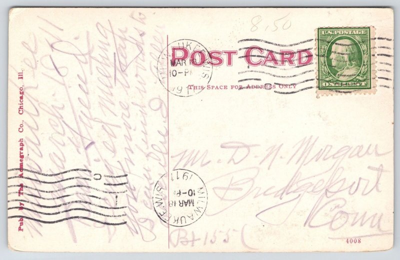 Wisconsin~Milwaukee Special Beer Barrel Train~Pretzel Steam~Dachshund~Depot~1908