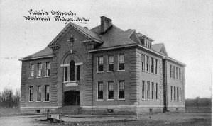 Postcard Antique RPPC View of Public School in Walnut Ridge, AR.     S6