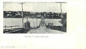 Bridge in East Belfast, Maine