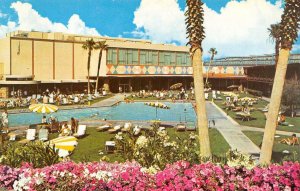 THE STARDUST HOTEL Swimming Pool LAS VEGAS Roadside NV c1960s  Vintage Postcard