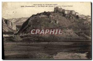 Old Postcard Pontarlier Fort de Joux