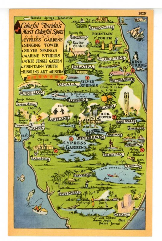 FL - Florida Attractions Map