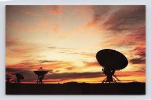 National Radio Astronomy Observatory VLA Array Socorro NM UNP Chrome Postcard P1