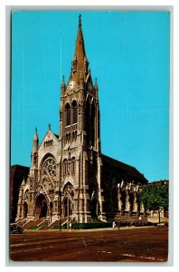 Vintage 1950's Postcard St. Francis Xavier Church St. Louis University Missouri