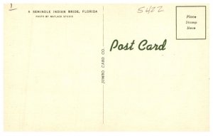 Seminole   Indian Bride