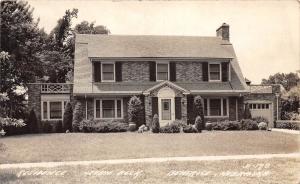 D57/ Beatrice Nebraska Ne Real Photo RPPC Postcard 1946 John Beck Residence