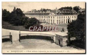 Old Postcard Rambouillet L & # 39Ecole military preparatory to the Court Fran...