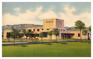 Postcard LIBRARY SCENE Albuquerque New Mexico NM AS5998