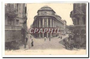 Bordeaux Old Postcard The French theater