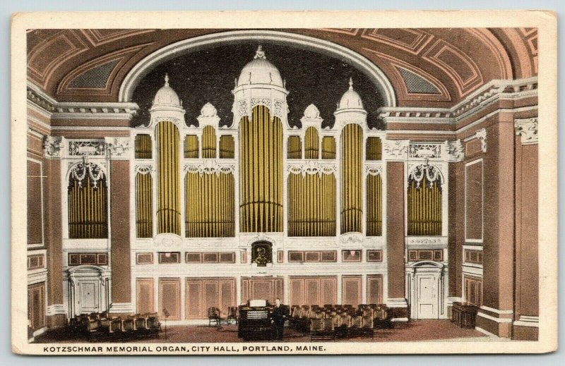 Portland Maine~City Hall~Herman Kotzschmar Memorial Organ~Will C Macfarlane~1920 