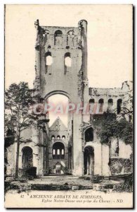 Jumieges - Abbey - Notre Dame Church Old Postcard