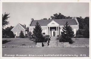 Kentucky Pioneer Museum Blue Licks Battlefield State Park Real Photo RPPC