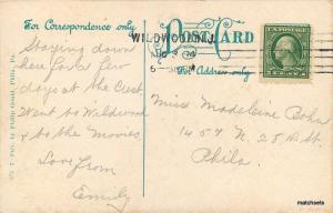 1914 Wildwood New Jersey Landing Lifeboat Gould postcard 8474