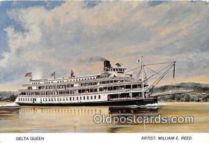 Delta Queen Artist William E Reed Unused 