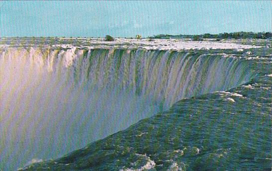 Canada Ontario Niagara Falls The Horseshoe Falls Roars A Mighty Welcome Taken...