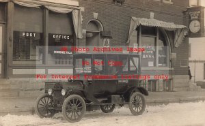 WI, Menomonee Falls, Wisconsin, RPPC, Post Office, Mail Carrier Truck, Dexheimer