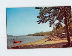 Postcard Westward Shores Camping Area On Ossipee Lake West Ossipee NH USA