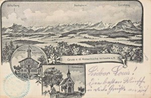 KAISERBUCHE bei LAUFEN SALZBURG AUSTRIA~GASTHAUS-PANORAMA~P HOFBAUER 07 POSTCARD