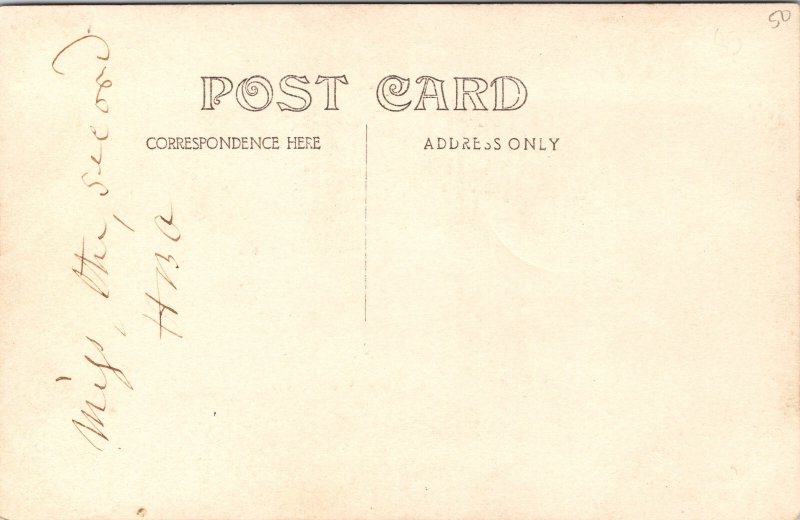 Glenn Curtiss Flying Over Lake Keuka Hammondsport New York RPPC 1910 Benner