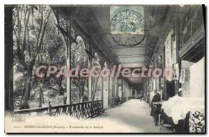 Old Postcard Brides les Bains Savoie Promenoir of the Source