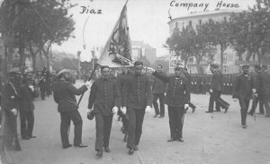 Spain 1918 Barcelona Jura de la Bandera Ceremony Artillery Unit RPPC postcard