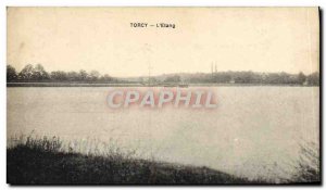 Old Postcard Torcy L & # 39etang