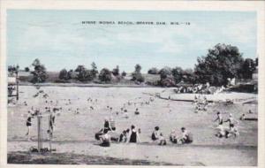 Wisconsin Beaver Dam Minne Wonka Beach 1937