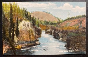 Mint USA Picture Postcard PPC Miles Canyon Alaska