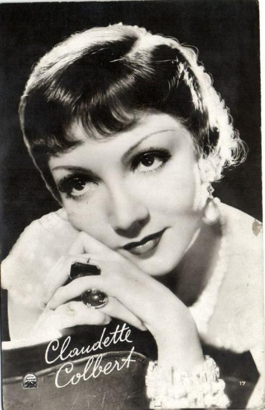 CPA Claudette Colbert Artiste Cinema Film (40982)