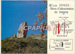 Modern Postcard The Tooth Rancor (Alt 1493 m) Picture of Auvergne in the Vall...