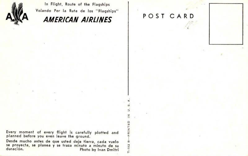 American Airlines - Navigation Planning (Airline Issued) - Artist Signed: Iva...