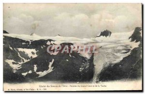 Old Postcard Glacier des Sources de l'Isere Spikes Grand Court and the Cow